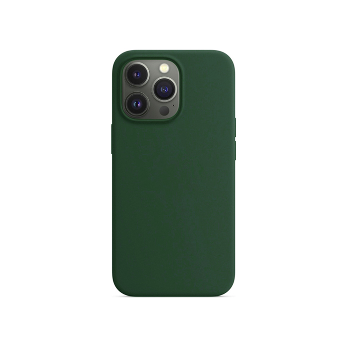 Силиконовый чехол Silicone Case для iPhone 13 Pro Max, зелёный