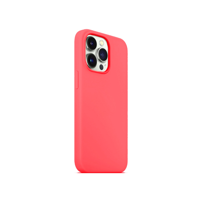 Силиконовый чехол Silicone Case для iPhone 13 Pro Max, коралловый