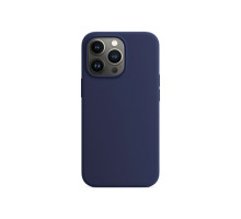 Силиконовый чехол Silicone Case для iPhone 13 Pro Max, синий кобальт