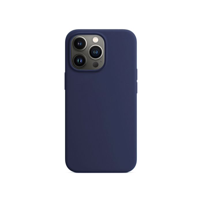 Силиконовый чехол Silicone Case для iPhone 13 Pro Max, синий кобальт