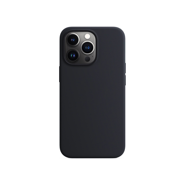 Силиконовый чехол Silicone Case для iPhone 13 Pro Max, чёрный