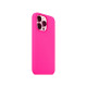Силиконовый чехол Silicone Case для iPhone 13 Pro Max, ярко розовый