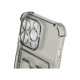 Чехол Card Case для iPhone 13 Pro, прозрачно серый