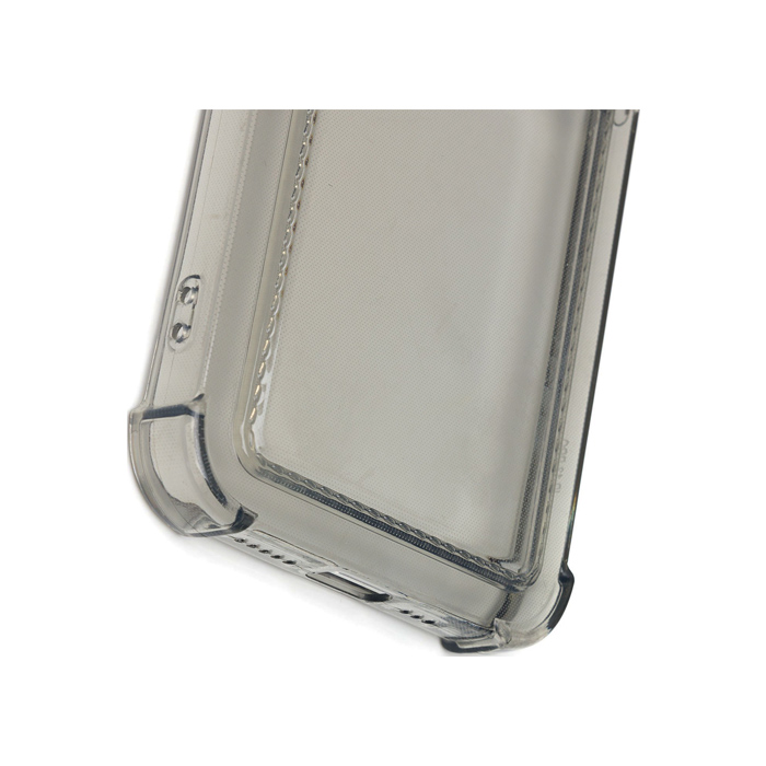 Чехол Card Case для iPhone 13 Pro, прозрачно серый