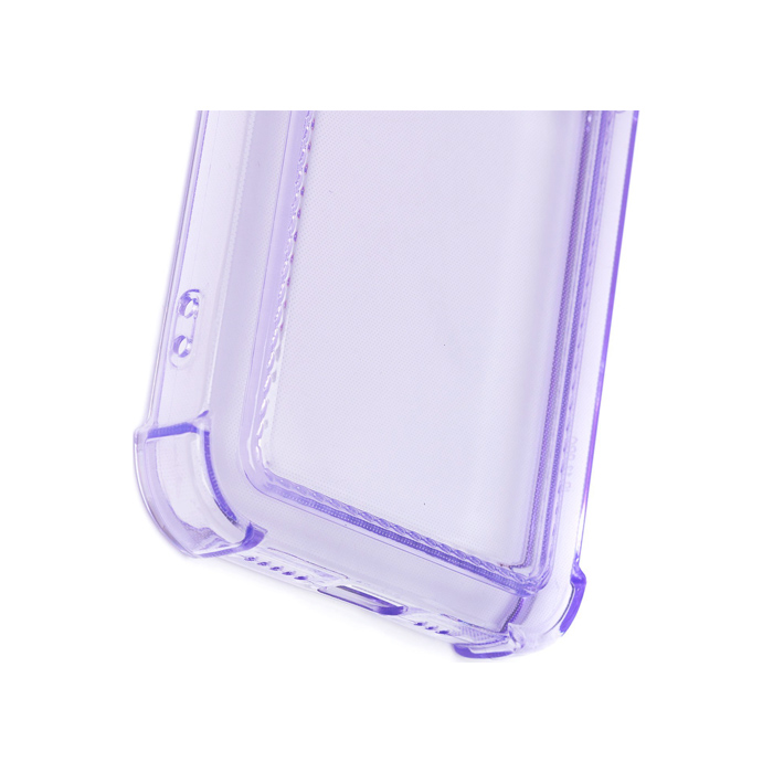 Чехол Card Case для iPhone 13 Pro, прозрачно фиолетовый