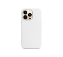 Силиконовый чехол Silicone Case для iPhone 13 Pro, белый