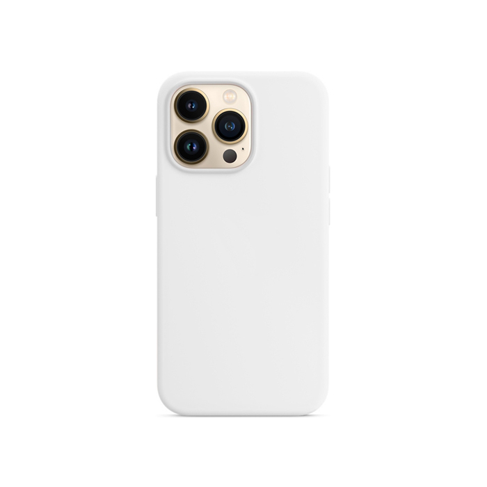 Силиконовый чехол Silicone Case для iPhone 13 Pro, белый