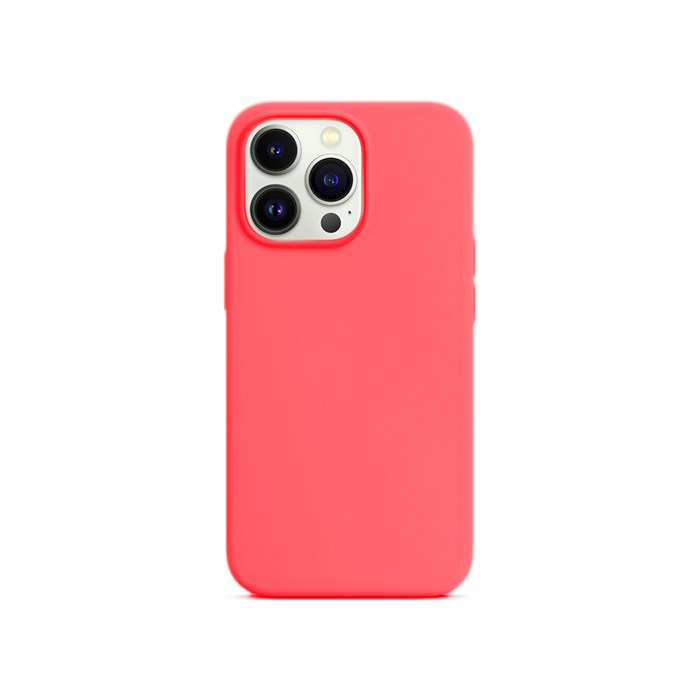 Силиконовый чехол Silicone Case для iPhone 13 Pro, коралловый