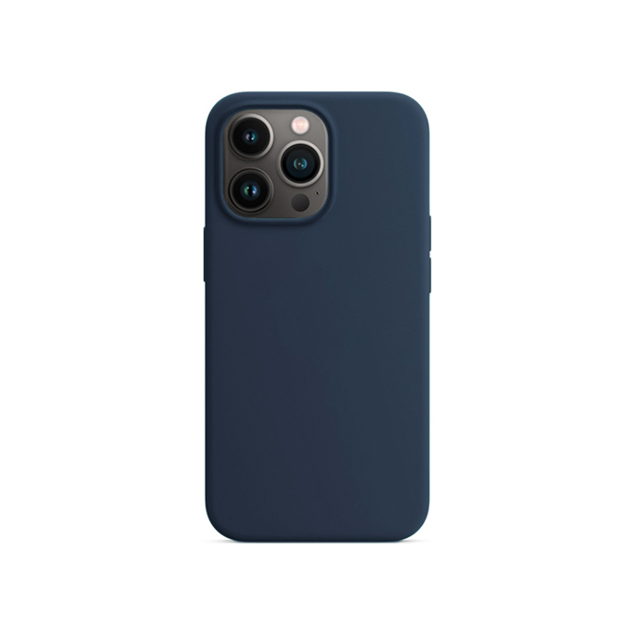 Силиконовый чехол Silicone Case для iPhone 13 Pro, тёмно-синий