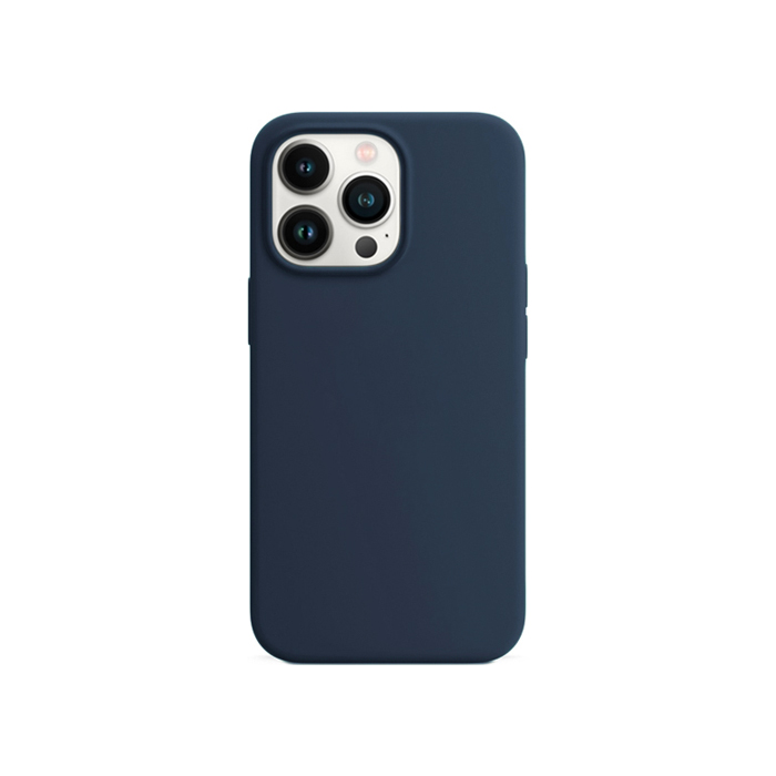 Силиконовый чехол Silicone Case для iPhone 13 Pro, тёмно-синий