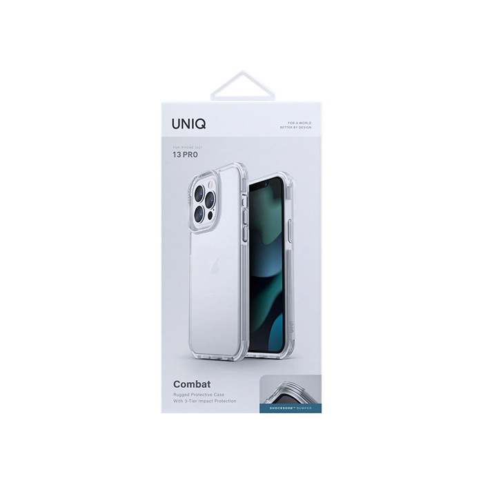 Чехол Uniq Combat Rugged Case для iPhone 13 Pro, прозрачный