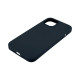 Чехол Silicone Case Full для iPhone 13, тёмно синий