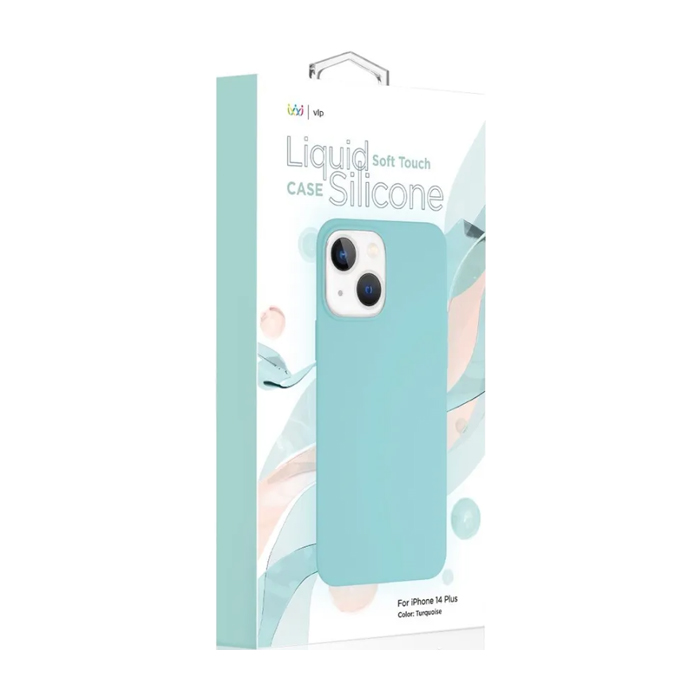 Чехол VLP Silicone Case для iPhone 14 Plus, бирюзовый