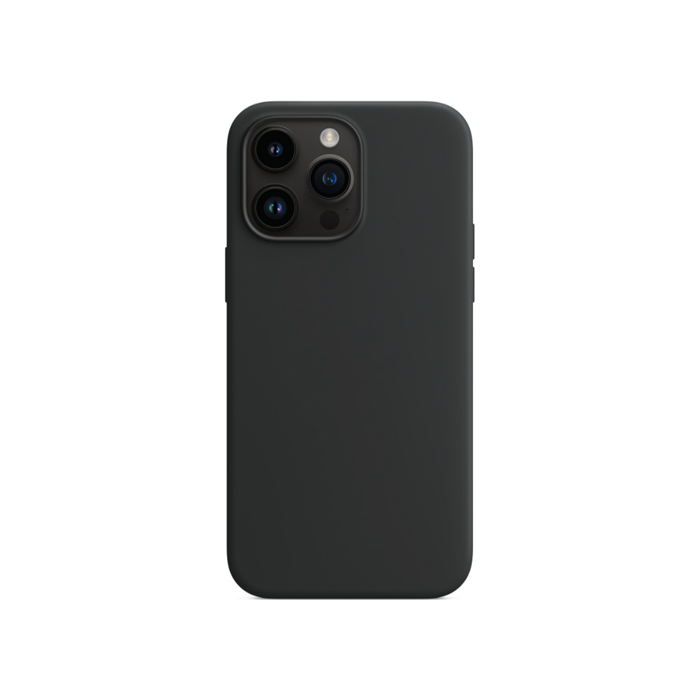 Чехол MagSafe Silicone Case Premium для iPhone 14 Pro, чёрный