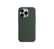 Силиконовый чехол Silicone Case для iPhone 14 Pro, зеленый