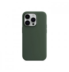 Силиконовый чехол Silicone Case для iPhone 14 Pro, зеленый
