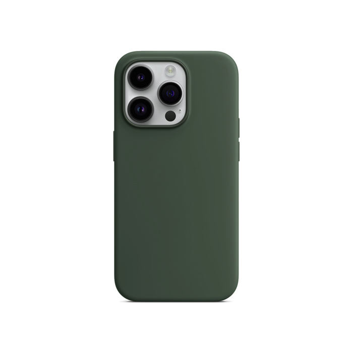 Силиконовый чехол Silicone Case для iPhone 14 Pro, зеленый