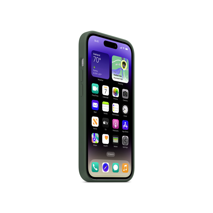 Силиконовый чехол Silicone Case для iPhone 14 Pro, зеленый