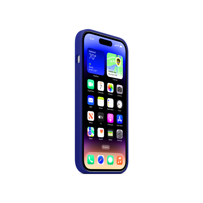 Силиконовый чехол Silicone Case для iPhone 14 Pro, синий