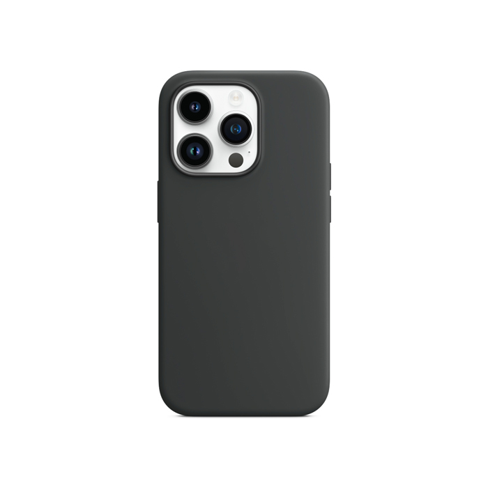 Силиконовый чехол Silicone Case для iPhone 14 Pro, тёмно серый