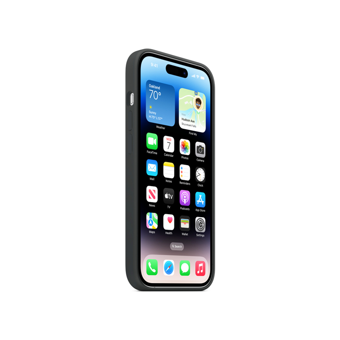 Силиконовый чехол Silicone Case для iPhone 14 Pro, тёмно серый