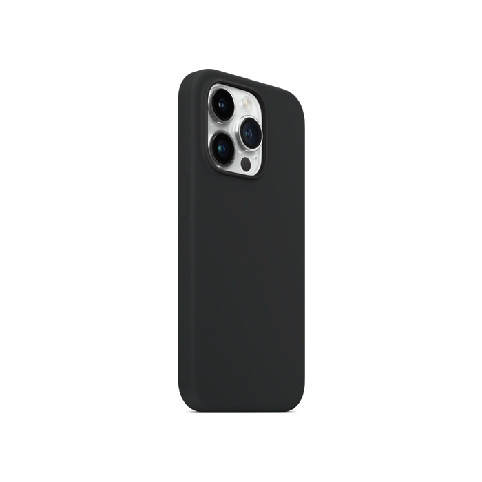 Силиконовый чехол Silicone Case для iPhone 14 Pro, чёрный