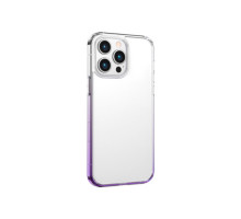 Чехол USAMS US-BH814 для iPhone 14 Pro, прозрачный с фиолетовым