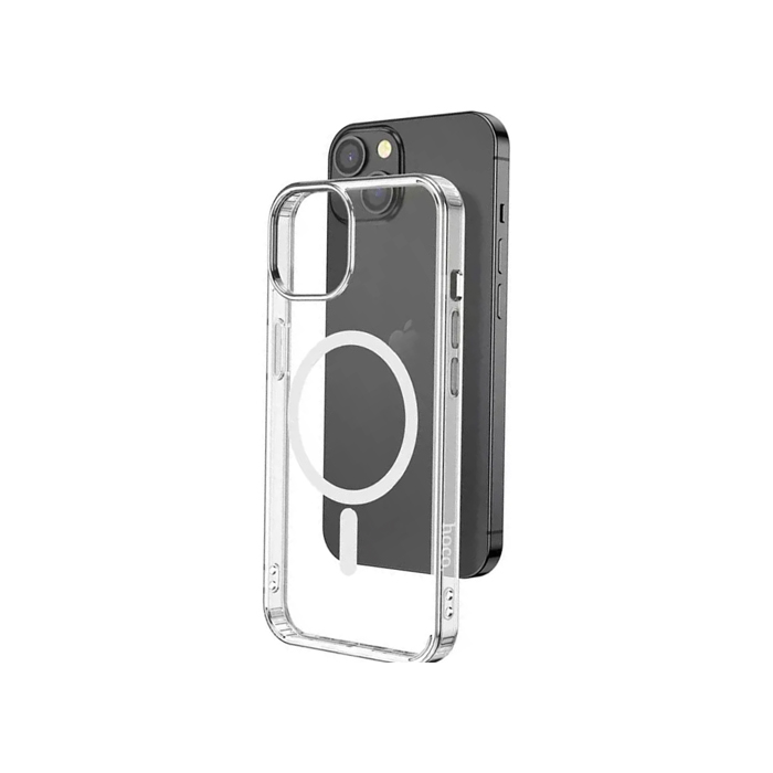 Чехол HOCO Magnetic MagSafe TPU для iPhone 14, прозрачный