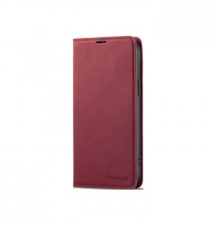 Чехол-книжка Invoy Premium Case для iPhone 14, красный