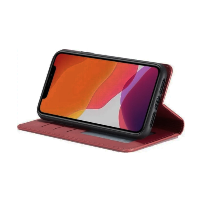 Чехол-книжка Invoy Premium Case для iPhone 14, красный