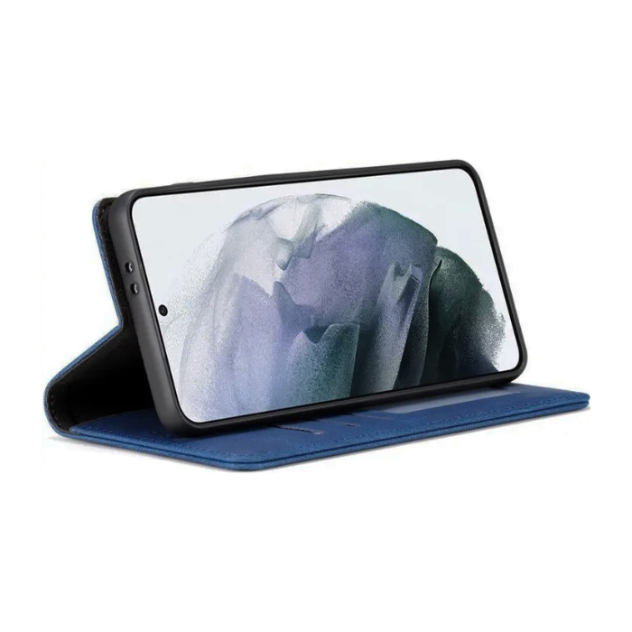 Чехол-книжка Invoy Premium Case для iPhone 14, синий