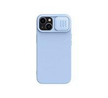 Чехол Nillkin CamShield Silked для iPhone 14, голубой