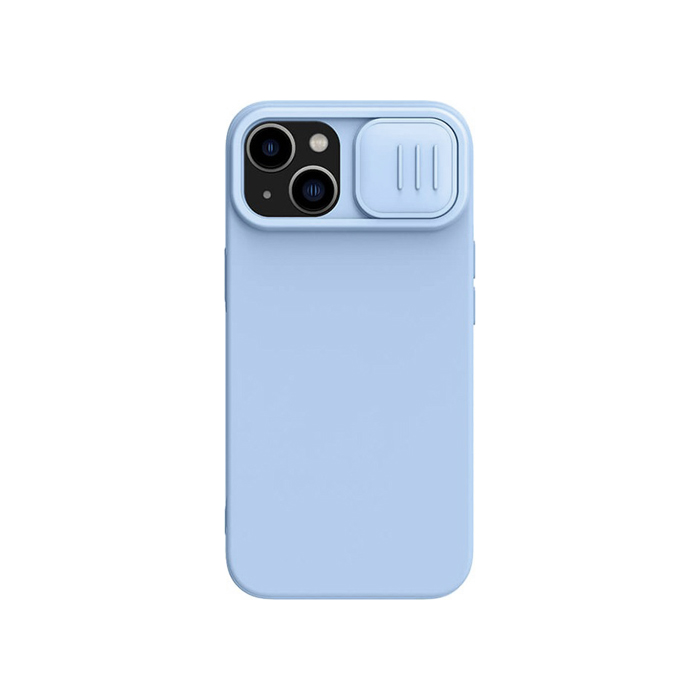 Чехол Nillkin CamShield Silked для iPhone 14, голубой