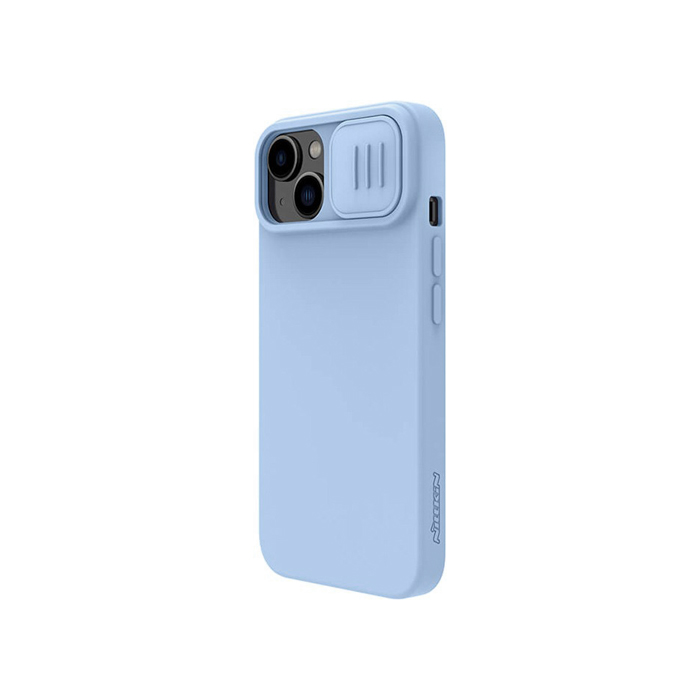 Чехол Nillkin CamShield Silked для iPhone 14, голубой