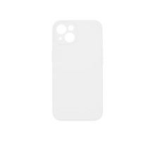 Силиконовый чехол Silicone Case с защитой камеры для iPhone 14, белый