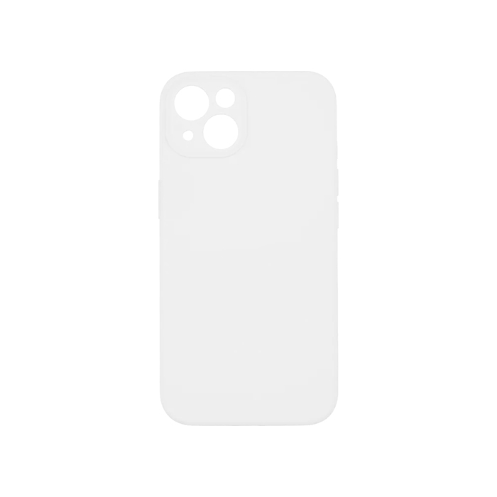 Силиконовый чехол Silicone Case с защитой камеры для iPhone 14, белый