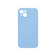 Силиконовый чехол Silicone Case с защитой камеры для iPhone 14, голубой