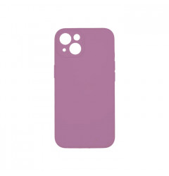 Силиконовый чехол Silicone Case с защитой камеры для iPhone 14, лиловый