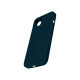 Силиконовый чехол Silicone Case с защитой камеры для iPhone 14, тёмно синий