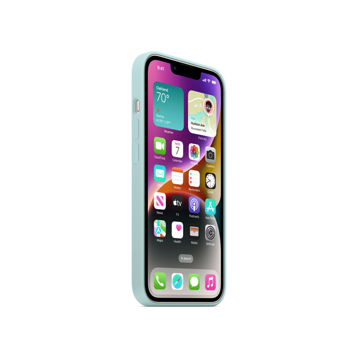 Силиконовый чехол Silicone Case для iPhone 14, бирюзовый