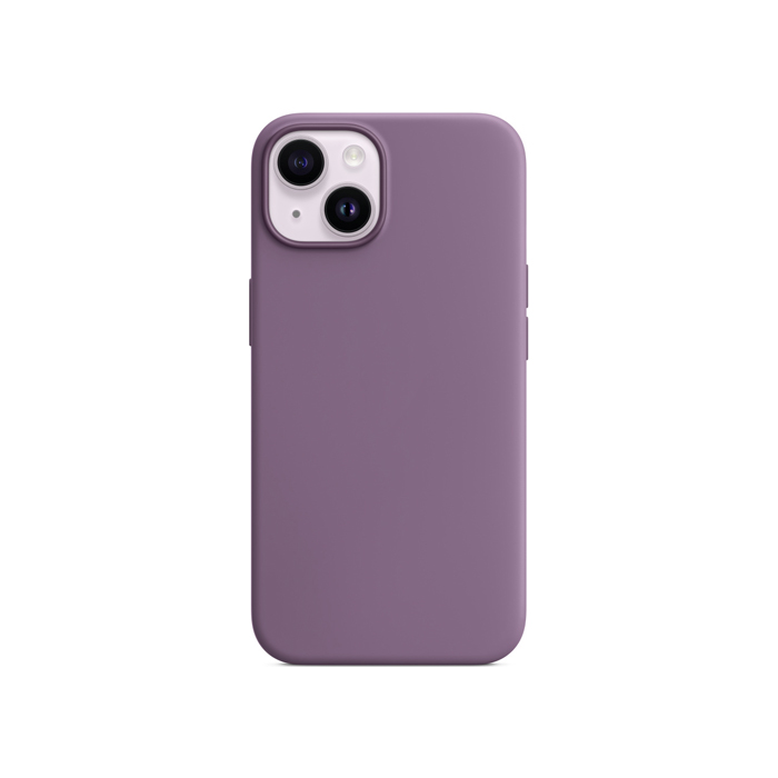 Силиконовый чехол Silicone Case для iPhone 14, лиловый