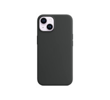 Силиконовый чехол Silicone Case для iPhone 14, тёмно серый