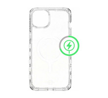 Чехол Itskins Supreme Spark Magsafe для iPhone 15 Pro Max, прозрачный с блёстками