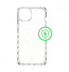 Чехол Itskins Supreme Spark Magsafe для iPhone 15 Pro Max, прозрачный с блёстками