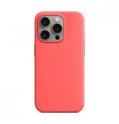 Чехол силиконовый "Silicone Case" для iPhone 15 Pro Max, гуава