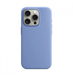 Чехол силиконовый "Silicone Case" для iPhone 15 Pro Max, синий