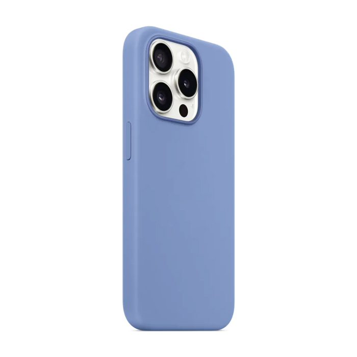 Чехол силиконовый "Silicone Case" для iPhone 15 Pro Max, синий