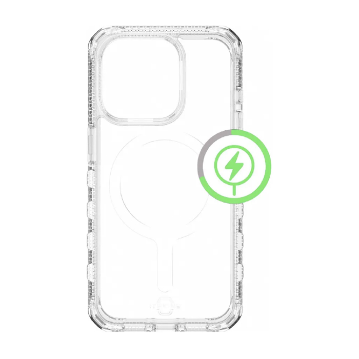 Чехол Itskins Supreme Clear для iPhone 15 Pro, прозрачный