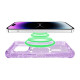 Чехол Itskins Supreme Spark Magsafe для iPhone 15 Pro, сиреневый c блёстками