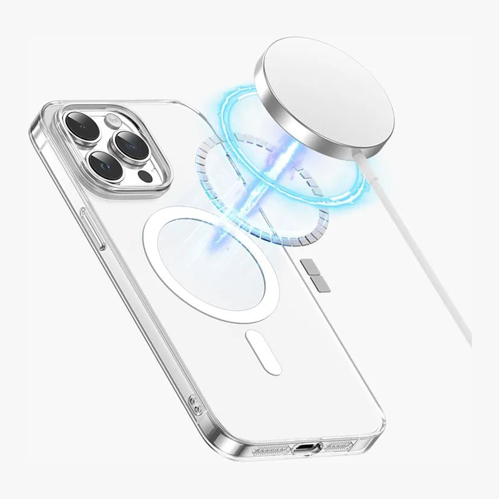 Чехол Keephone X-Crystal MagSnap для iPhone 15 Pro, прозрачный